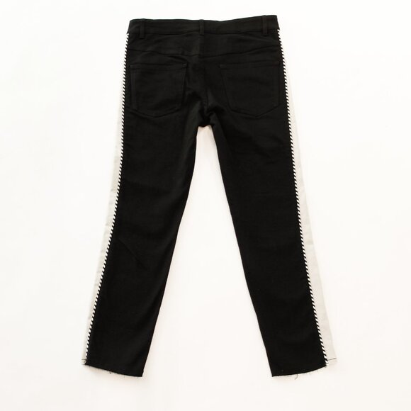 Isabel Marant Étoile ‘Haven’ Pants | Whipstitch Stripe & Raw Hem Street Luxe - Picture 5 of 10